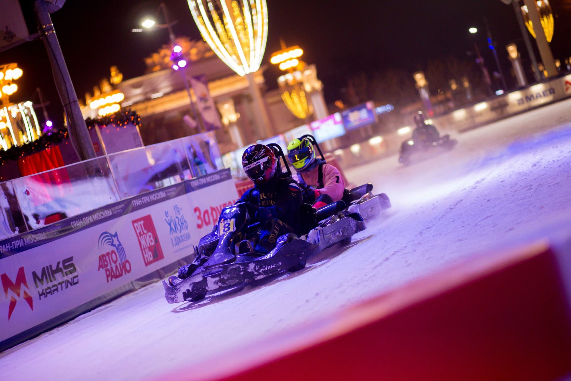 Телеканал Россия 1 - Выпуск программы "Вести" о Ледовой гонке в ВДНХ